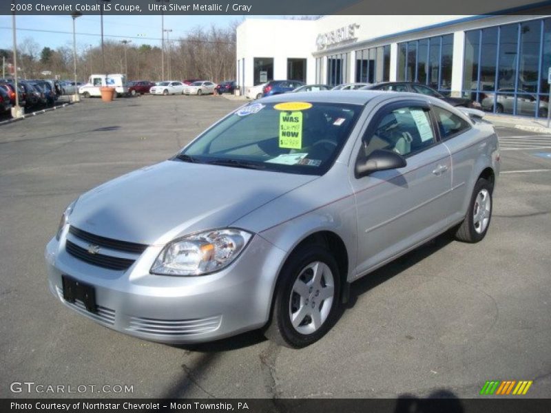 Ultra Silver Metallic / Gray 2008 Chevrolet Cobalt LS Coupe