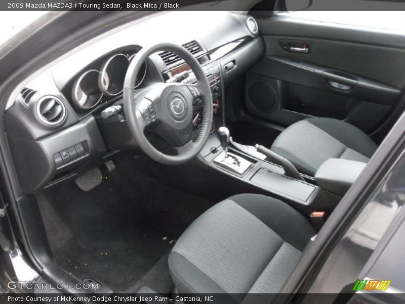 Black Mica / Black 2009 Mazda MAZDA3 i Touring Sedan