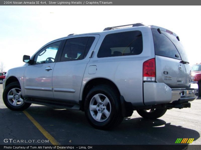 Silver Lightning Metallic / Graphite/Titanium 2004 Nissan Armada SE 4x4