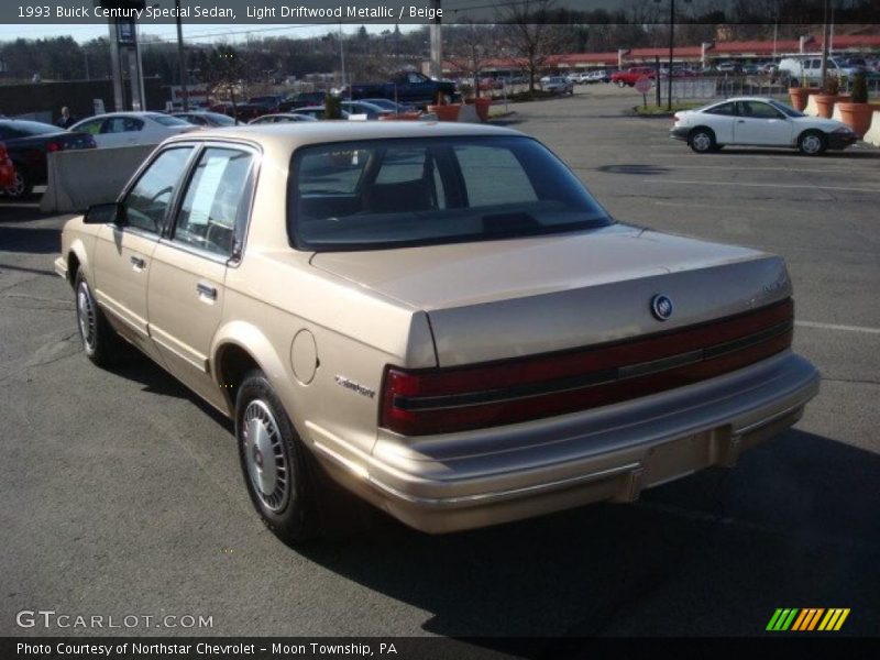 Light Driftwood Metallic / Beige 1993 Buick Century Special Sedan