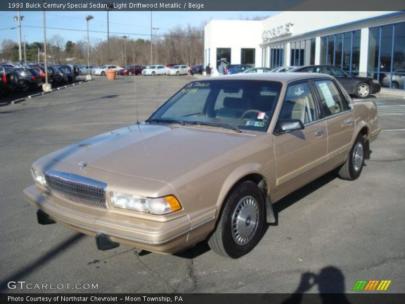 Light Driftwood Metallic / Beige 1993 Buick Century Special Sedan