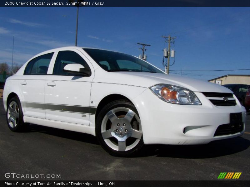 Summit White / Gray 2006 Chevrolet Cobalt SS Sedan