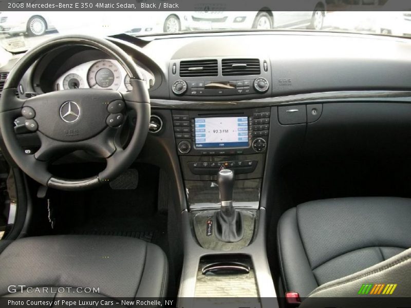 Black / Black 2008 Mercedes-Benz E 350 4Matic Sedan