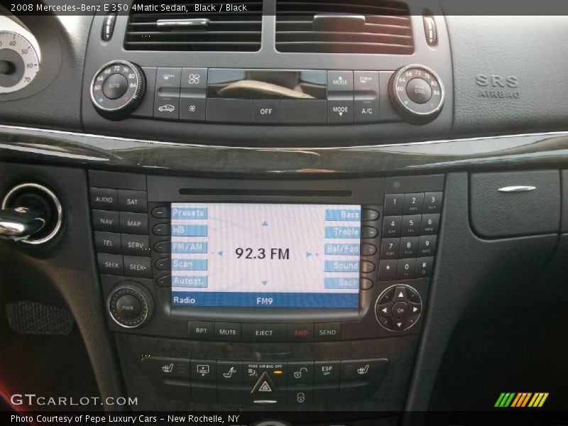 Black / Black 2008 Mercedes-Benz E 350 4Matic Sedan