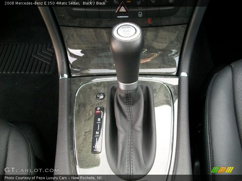 Black / Black 2008 Mercedes-Benz E 350 4Matic Sedan