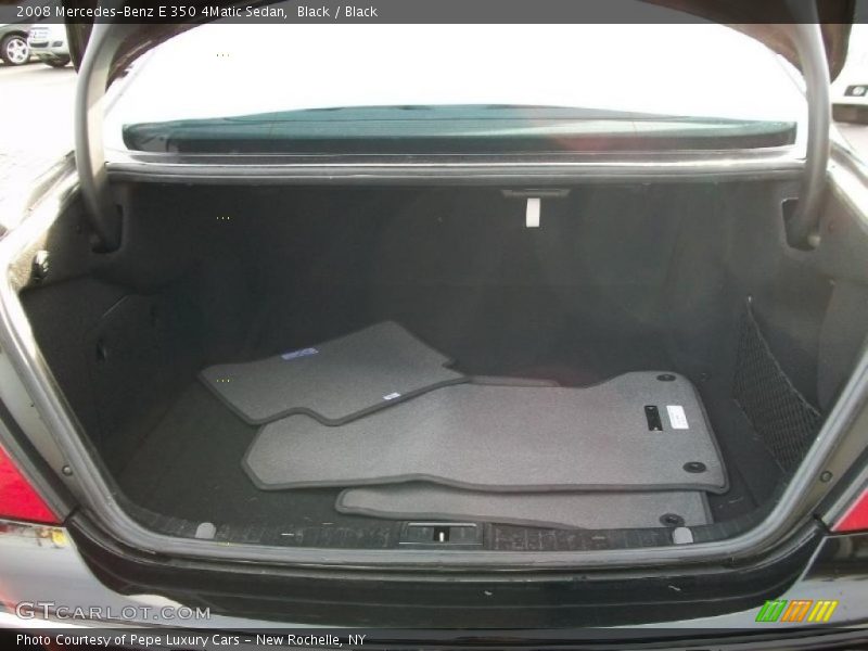 Black / Black 2008 Mercedes-Benz E 350 4Matic Sedan