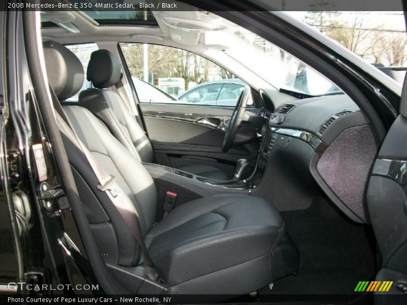 Black / Black 2008 Mercedes-Benz E 350 4Matic Sedan