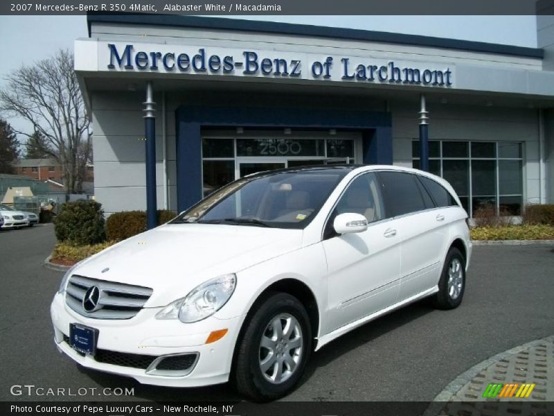 Alabaster White / Macadamia 2007 Mercedes-Benz R 350 4Matic