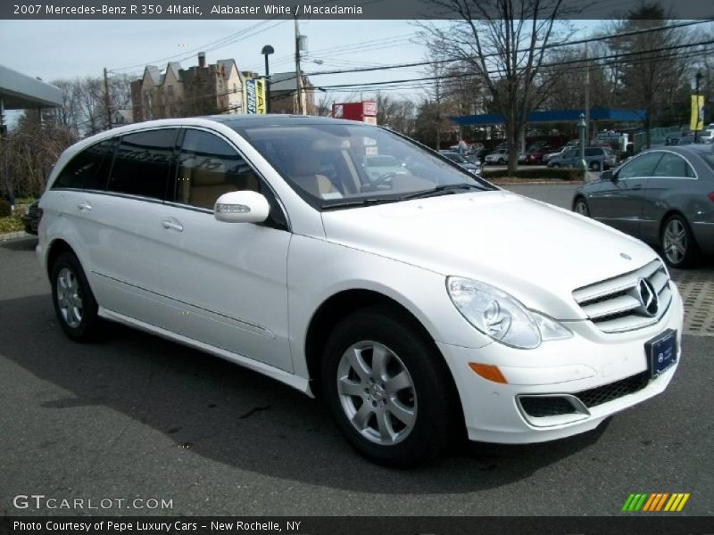 Alabaster White / Macadamia 2007 Mercedes-Benz R 350 4Matic