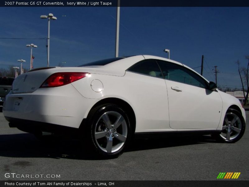 Ivory White / Light Taupe 2007 Pontiac G6 GT Convertible