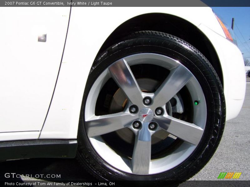 Ivory White / Light Taupe 2007 Pontiac G6 GT Convertible