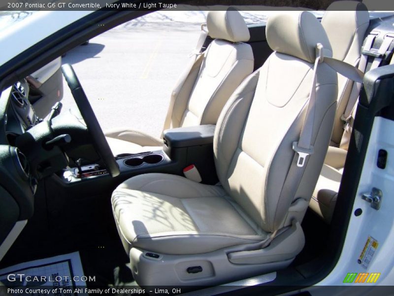 Ivory White / Light Taupe 2007 Pontiac G6 GT Convertible