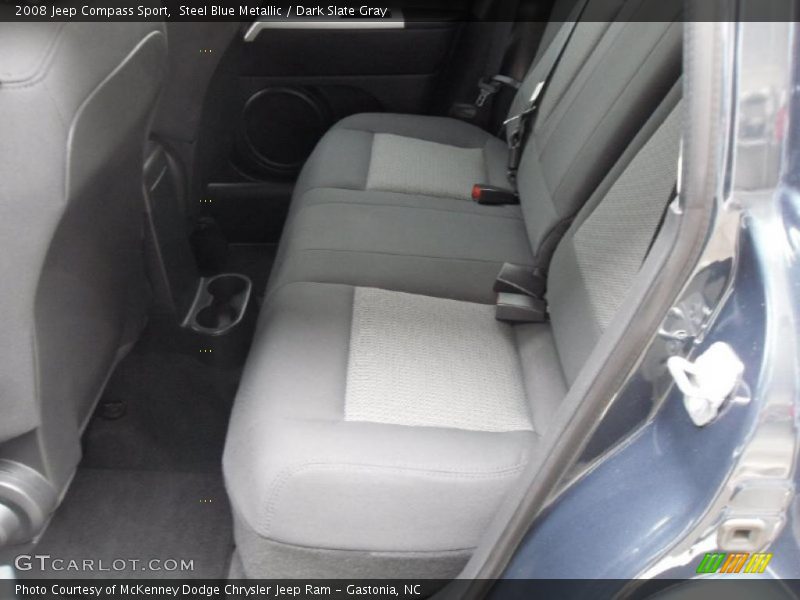 Steel Blue Metallic / Dark Slate Gray 2008 Jeep Compass Sport