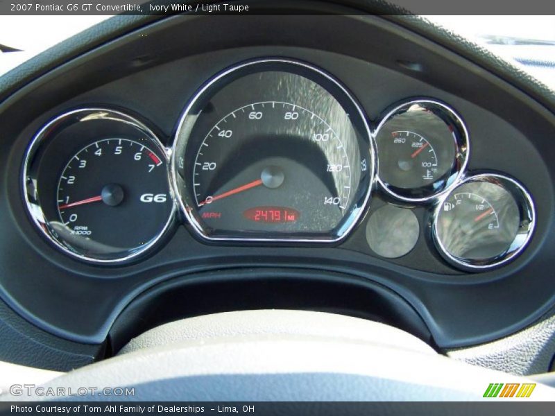 Ivory White / Light Taupe 2007 Pontiac G6 GT Convertible