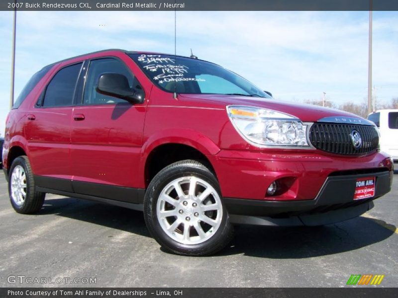 Cardinal Red Metallic / Neutral 2007 Buick Rendezvous CXL