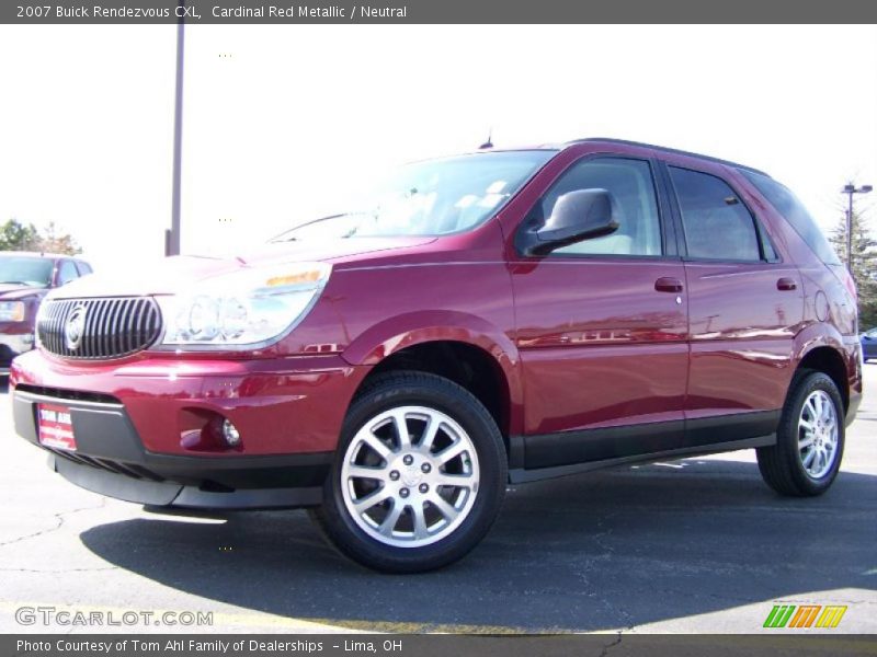 Cardinal Red Metallic / Neutral 2007 Buick Rendezvous CXL