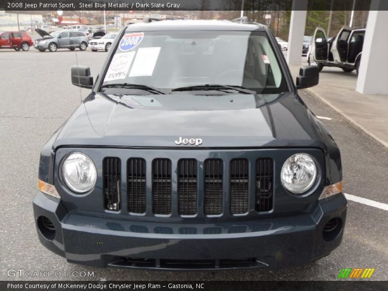 Steel Blue Metallic / Dark Slate Gray 2008 Jeep Patriot Sport