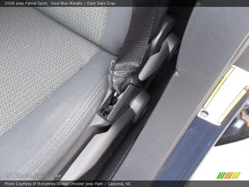 Steel Blue Metallic / Dark Slate Gray 2008 Jeep Patriot Sport