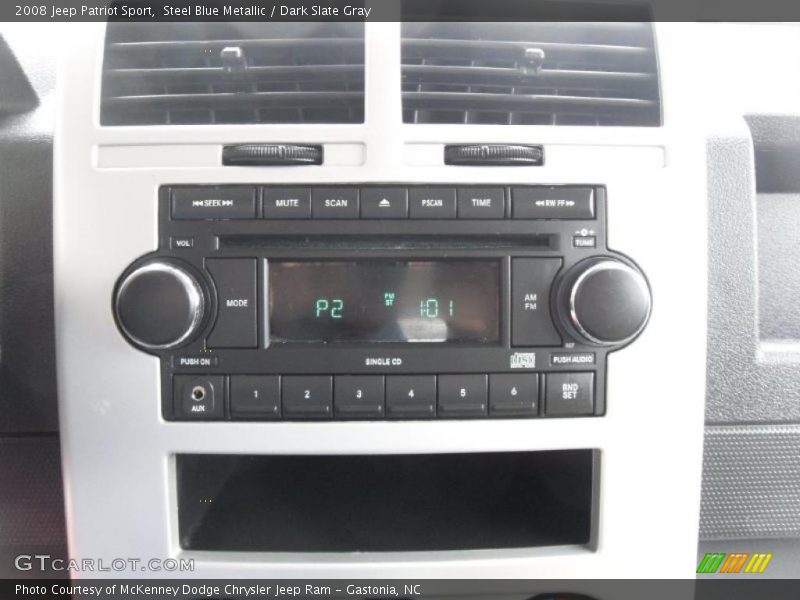 Steel Blue Metallic / Dark Slate Gray 2008 Jeep Patriot Sport