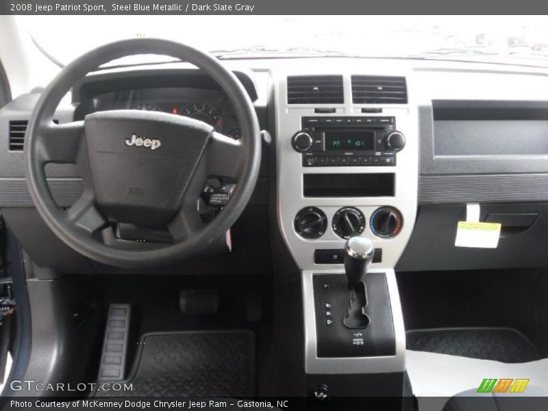 Steel Blue Metallic / Dark Slate Gray 2008 Jeep Patriot Sport
