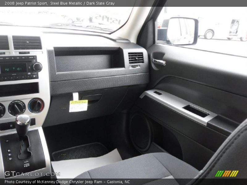 Steel Blue Metallic / Dark Slate Gray 2008 Jeep Patriot Sport