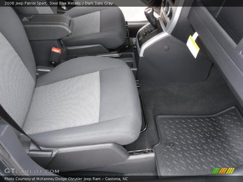 Steel Blue Metallic / Dark Slate Gray 2008 Jeep Patriot Sport