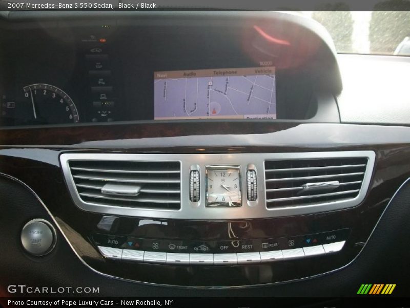 Black / Black 2007 Mercedes-Benz S 550 Sedan