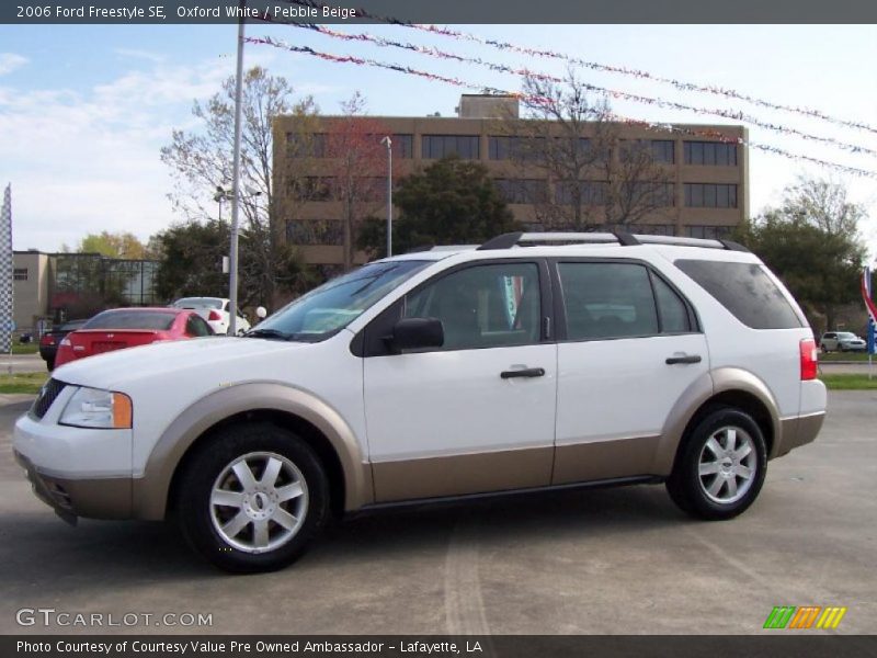 Oxford White / Pebble Beige 2006 Ford Freestyle SE