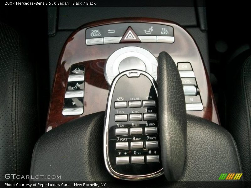 Black / Black 2007 Mercedes-Benz S 550 Sedan