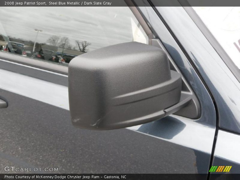 Steel Blue Metallic / Dark Slate Gray 2008 Jeep Patriot Sport
