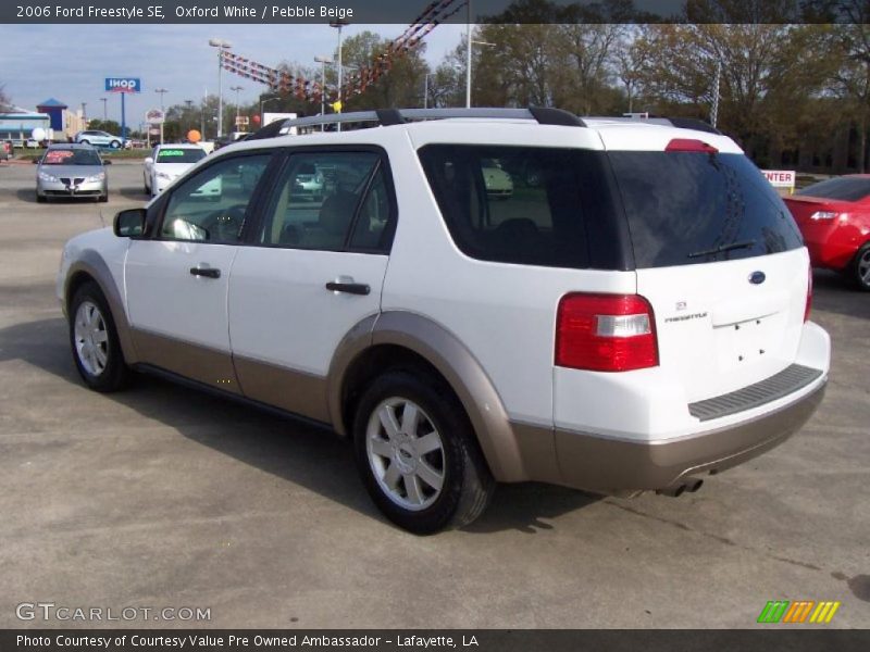 Oxford White / Pebble Beige 2006 Ford Freestyle SE