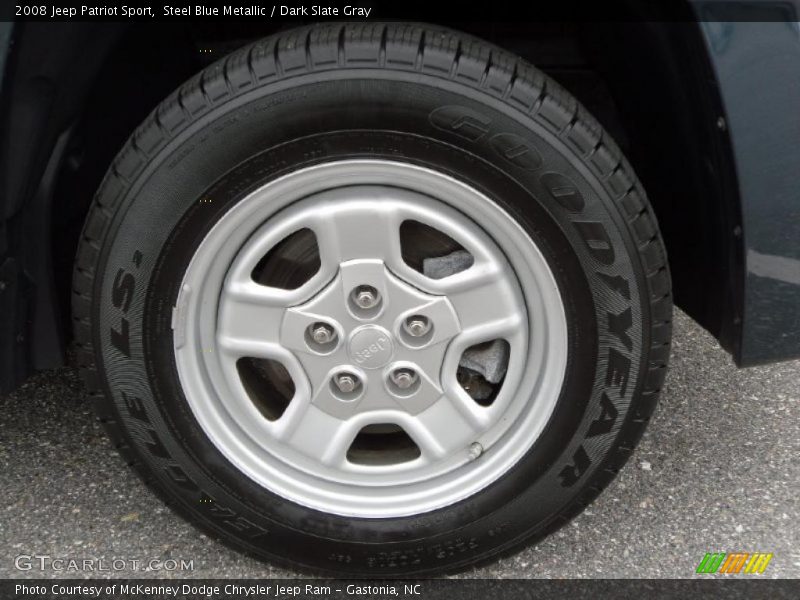 Steel Blue Metallic / Dark Slate Gray 2008 Jeep Patriot Sport