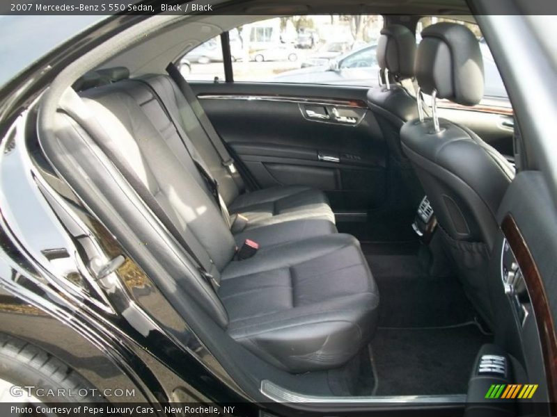 Black / Black 2007 Mercedes-Benz S 550 Sedan