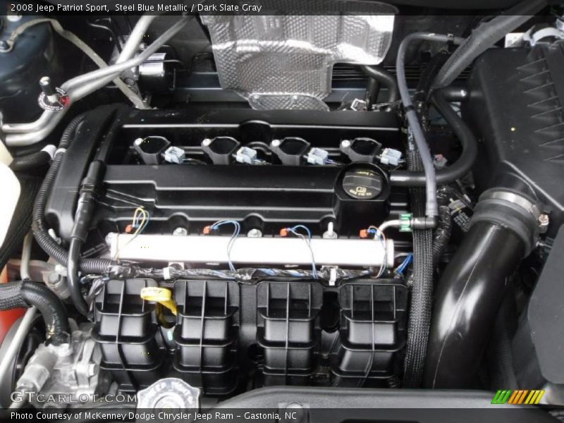 Steel Blue Metallic / Dark Slate Gray 2008 Jeep Patriot Sport