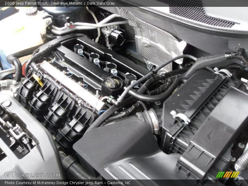 Steel Blue Metallic / Dark Slate Gray 2008 Jeep Patriot Sport