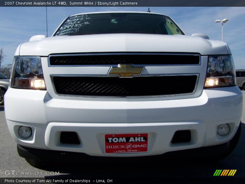 Summit White / Ebony/Light Cashmere 2007 Chevrolet Avalanche LT 4WD