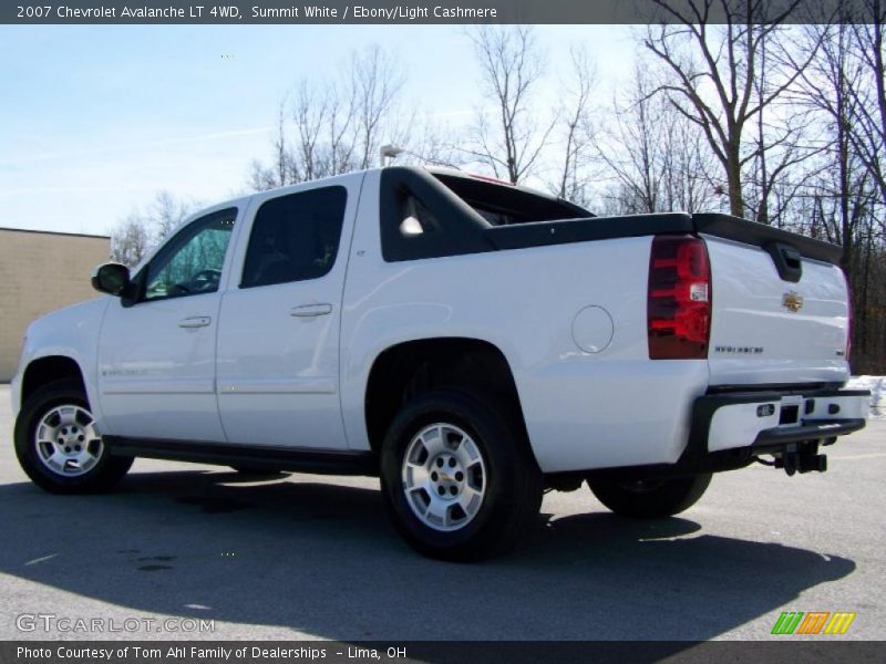 Summit White / Ebony/Light Cashmere 2007 Chevrolet Avalanche LT 4WD