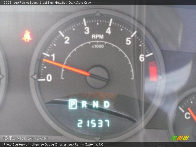 Steel Blue Metallic / Dark Slate Gray 2008 Jeep Patriot Sport