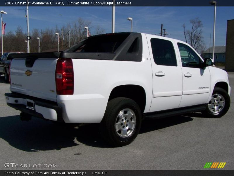 Summit White / Ebony/Light Cashmere 2007 Chevrolet Avalanche LT 4WD