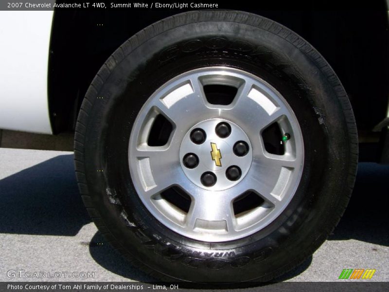 Summit White / Ebony/Light Cashmere 2007 Chevrolet Avalanche LT 4WD