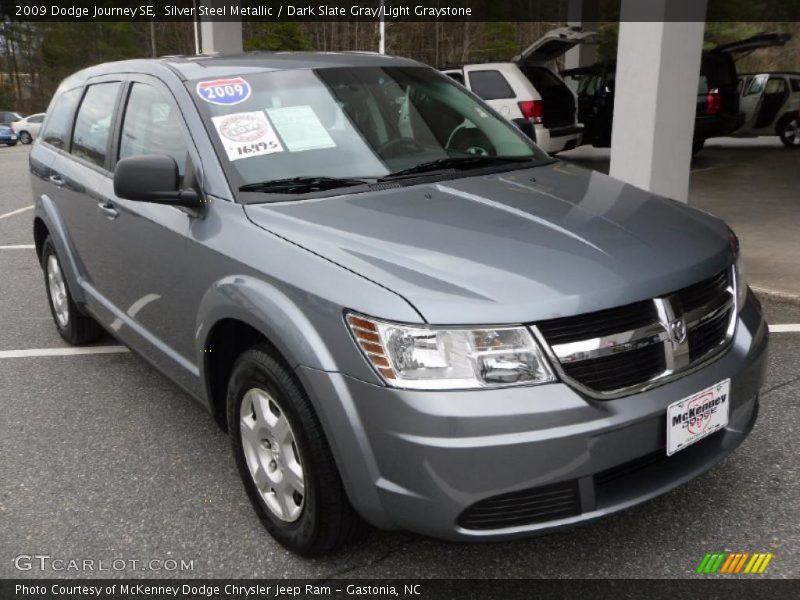 Silver Steel Metallic / Dark Slate Gray/Light Graystone 2009 Dodge Journey SE