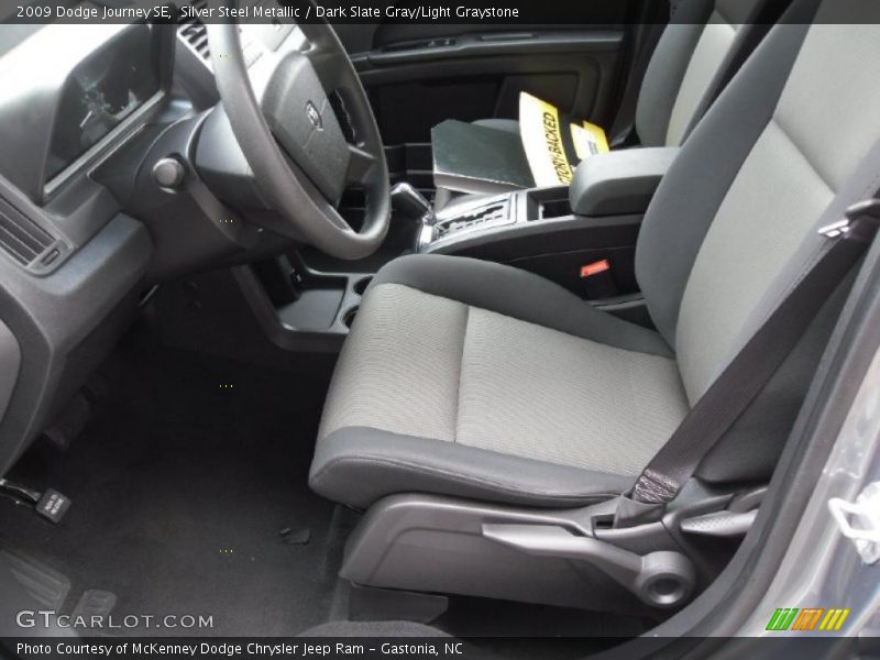 Silver Steel Metallic / Dark Slate Gray/Light Graystone 2009 Dodge Journey SE