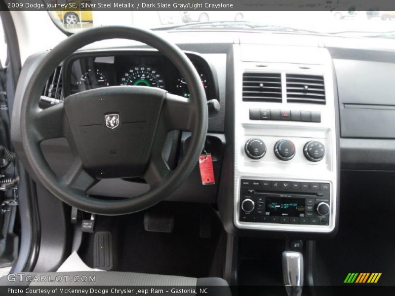 Silver Steel Metallic / Dark Slate Gray/Light Graystone 2009 Dodge Journey SE