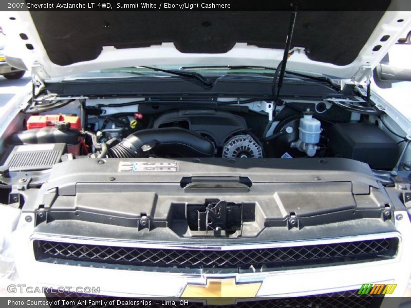 Summit White / Ebony/Light Cashmere 2007 Chevrolet Avalanche LT 4WD