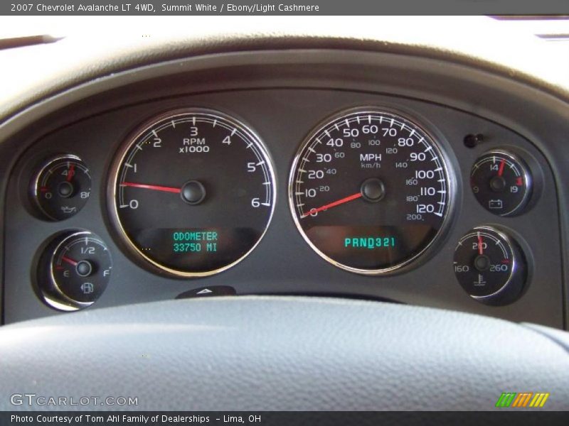 Summit White / Ebony/Light Cashmere 2007 Chevrolet Avalanche LT 4WD