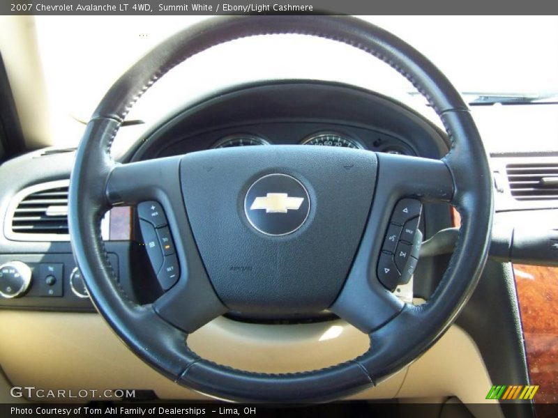 Summit White / Ebony/Light Cashmere 2007 Chevrolet Avalanche LT 4WD