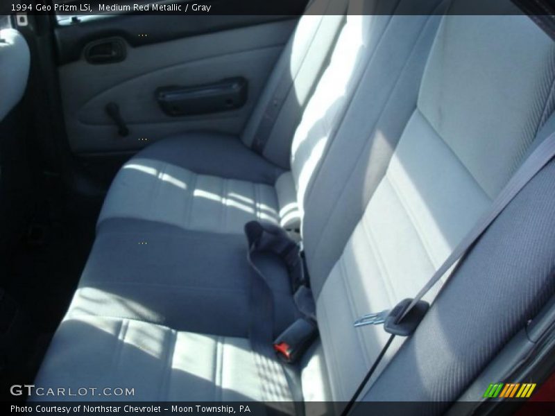 Medium Red Metallic / Gray 1994 Geo Prizm LSi