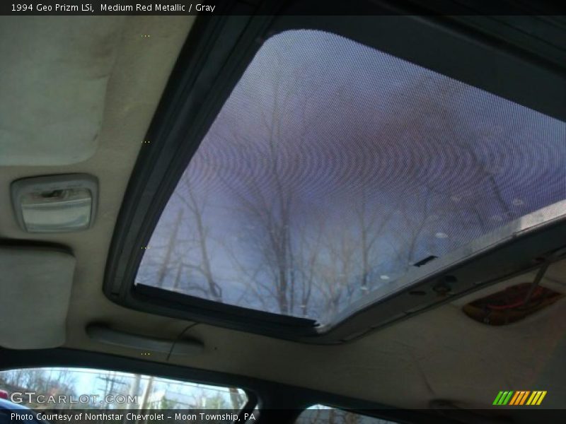 Sunroof of 1994 Prizm LSi