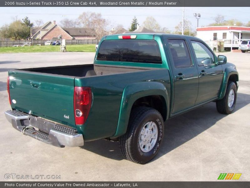 Woodland Green Metallic / Medium Pewter 2006 Isuzu i-Series Truck i-350 LS Crew Cab 4x4