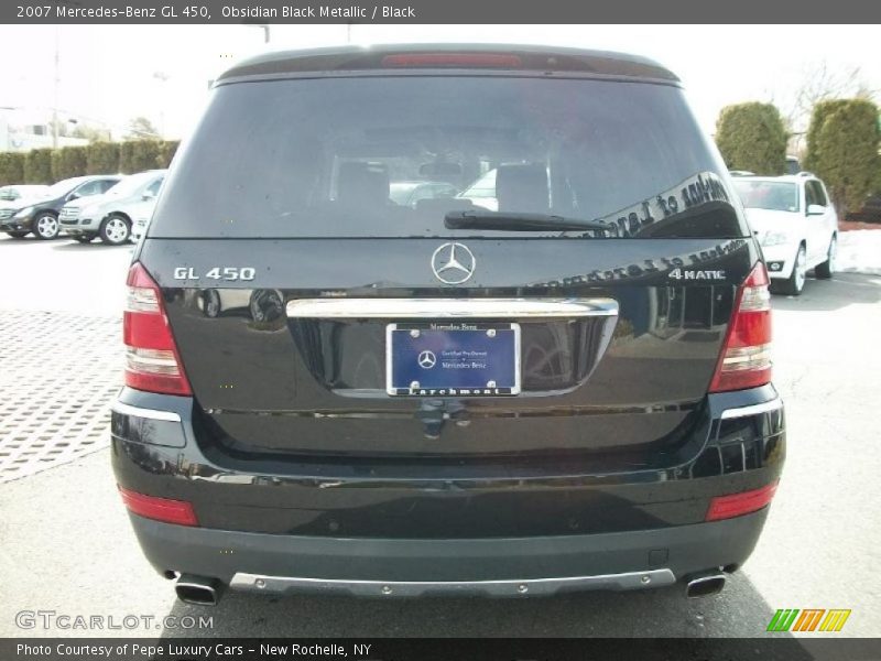 Obsidian Black Metallic / Black 2007 Mercedes-Benz GL 450